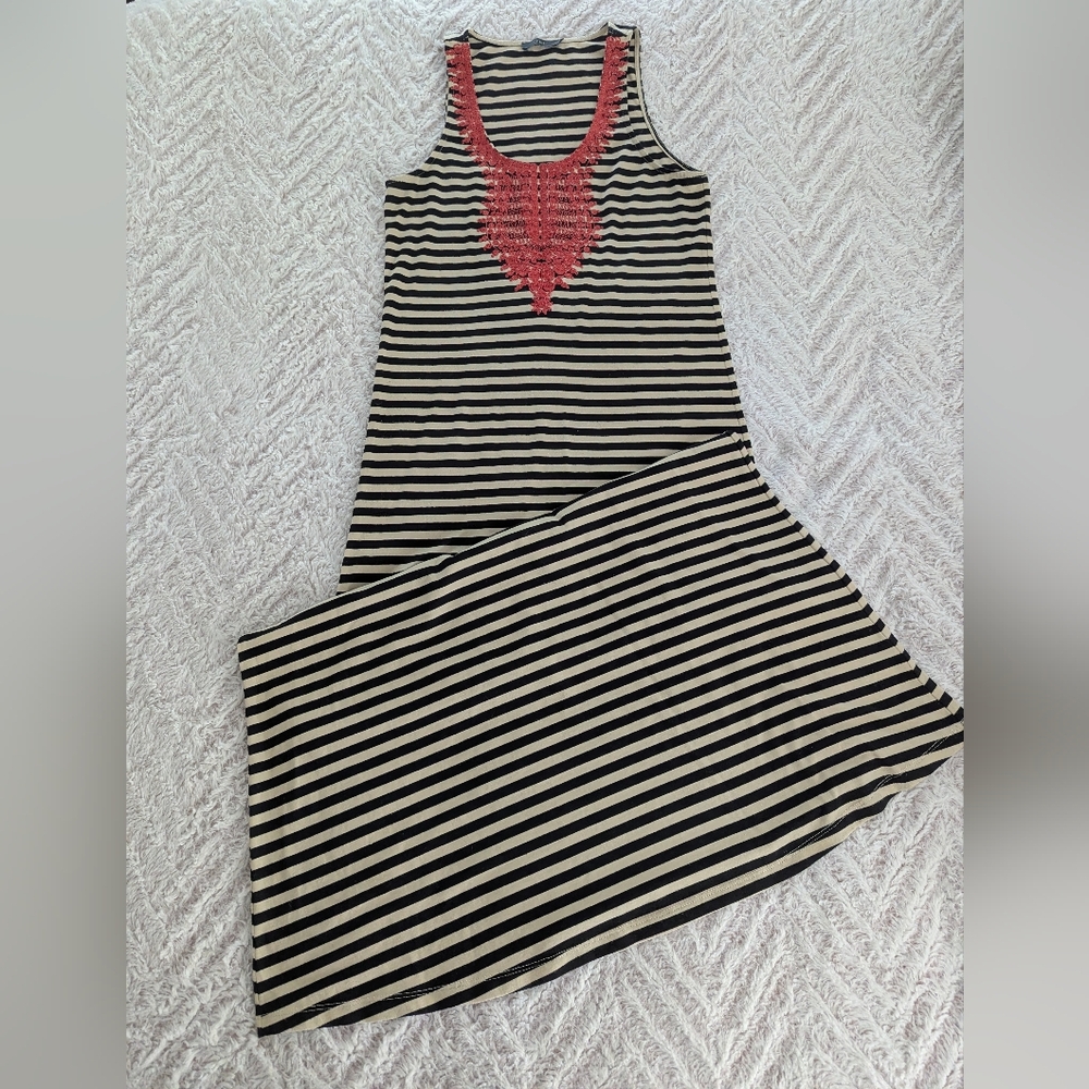 THML Embroidered Tank Dress